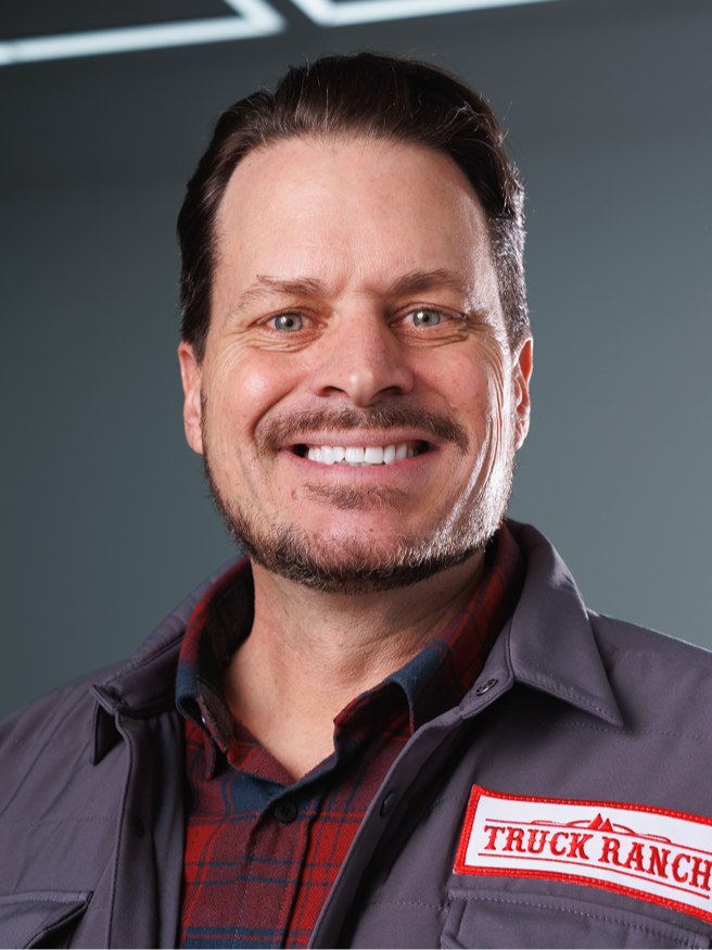 Director of Business Operations Theran Housley in HQ at Truck Ranch